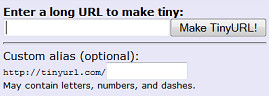 Screenshot Tiny URL Linkshortener